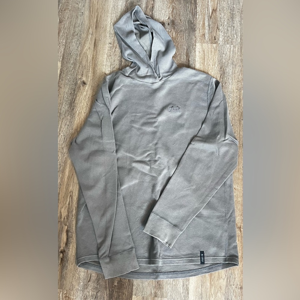 KUIU Textured Gray Hoodie